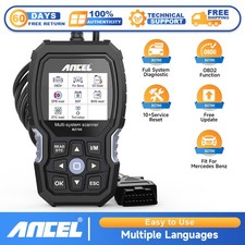 Ancel Bz700-us For Mercedes Benz Obd2 Scanner All System Diagnostic Tool Abs Srs