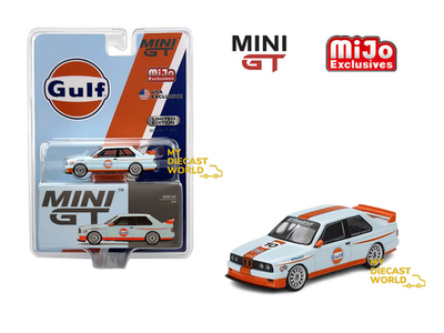 1:64 Mini GT #314 BMW M3 E30 Gulf Livery Limited Edition MGT00314