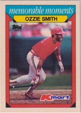 1988 Topps Kmart Memorable Moments Ozzie Smith #28 St Louis Cardinals 