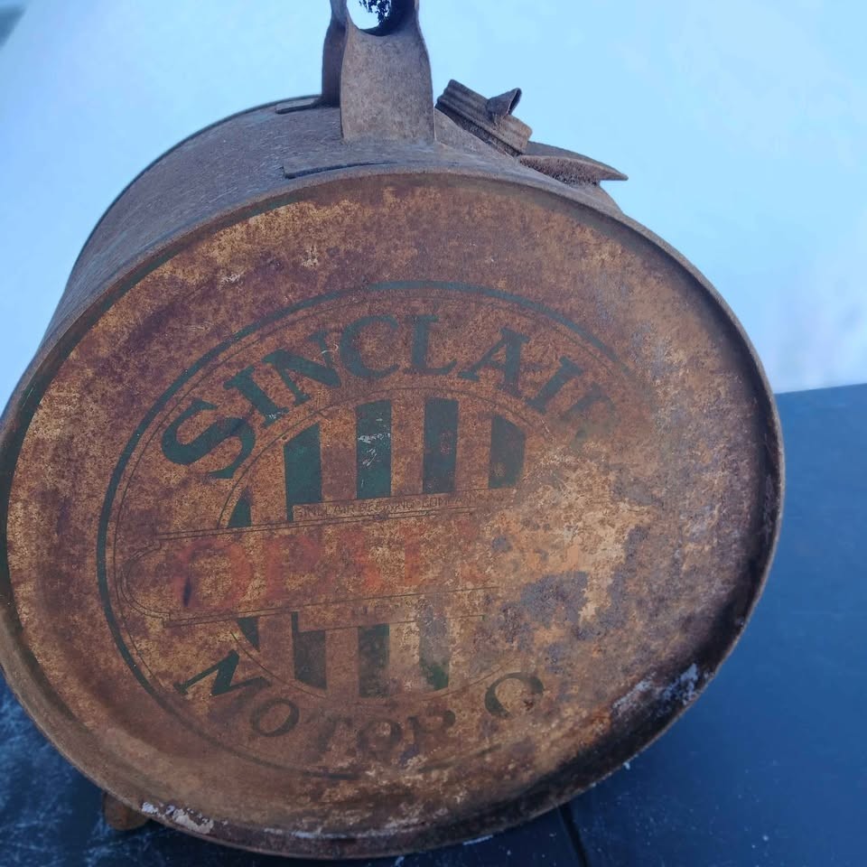 Antique 1920s Sinclair Opaline Motor Oil Can Rocker 5 Gallon | eBay