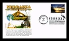 DR JIM STAMPS US COVER NEBRASKA STATEHOOD BICENTENNIAL FDC PANDA CACHET