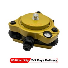 New Yellow Carrier Fixed Adapter With 5/8x11 Thread Tribrach W/Optical Plummet