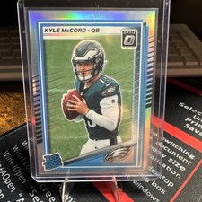 2025 Optic Football Kyle McCord Silver Holo Rated Rookie