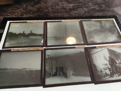 TRANSCASPIE KRASNOVOSK KIRGHIZ 9 PLAQUES VERRE PHOTO 19 ÈME 10 Par 8.5 AMAT - Photo 1/4
