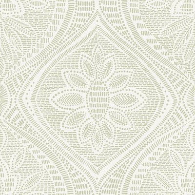 FD26643_Georgia Floral Motif Moss green Fine Decor Wallpaper