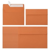 24Stk A2 UmschläGe, Selbstklebend Orange, 14,6X11,1Cm, FüR Postkarten/Fotos