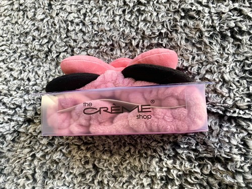 The Creme Shop Limited Edition Pink Black Disney Minnie Mouse 3D Teddy Headband - Picture 3 of 7