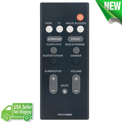 FSR78 ZV28960 Replace Remote Control for Yamaha Soundbar YAS-106 YAS-107 YAS-207