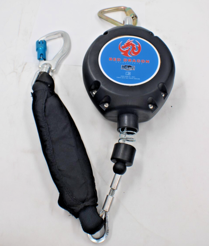 Ultra Safe Red Dragon - 3/16 Zoll x 30 Zoll einziehbares Rettungsleine Schlüsselband Sicherheit 01/2025