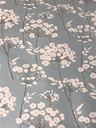 CURTAIN Cushion Upholstery FABRIC Abstract Floral SMD ILIV 100% Panama Cotton 4m - Picture 7 of 8