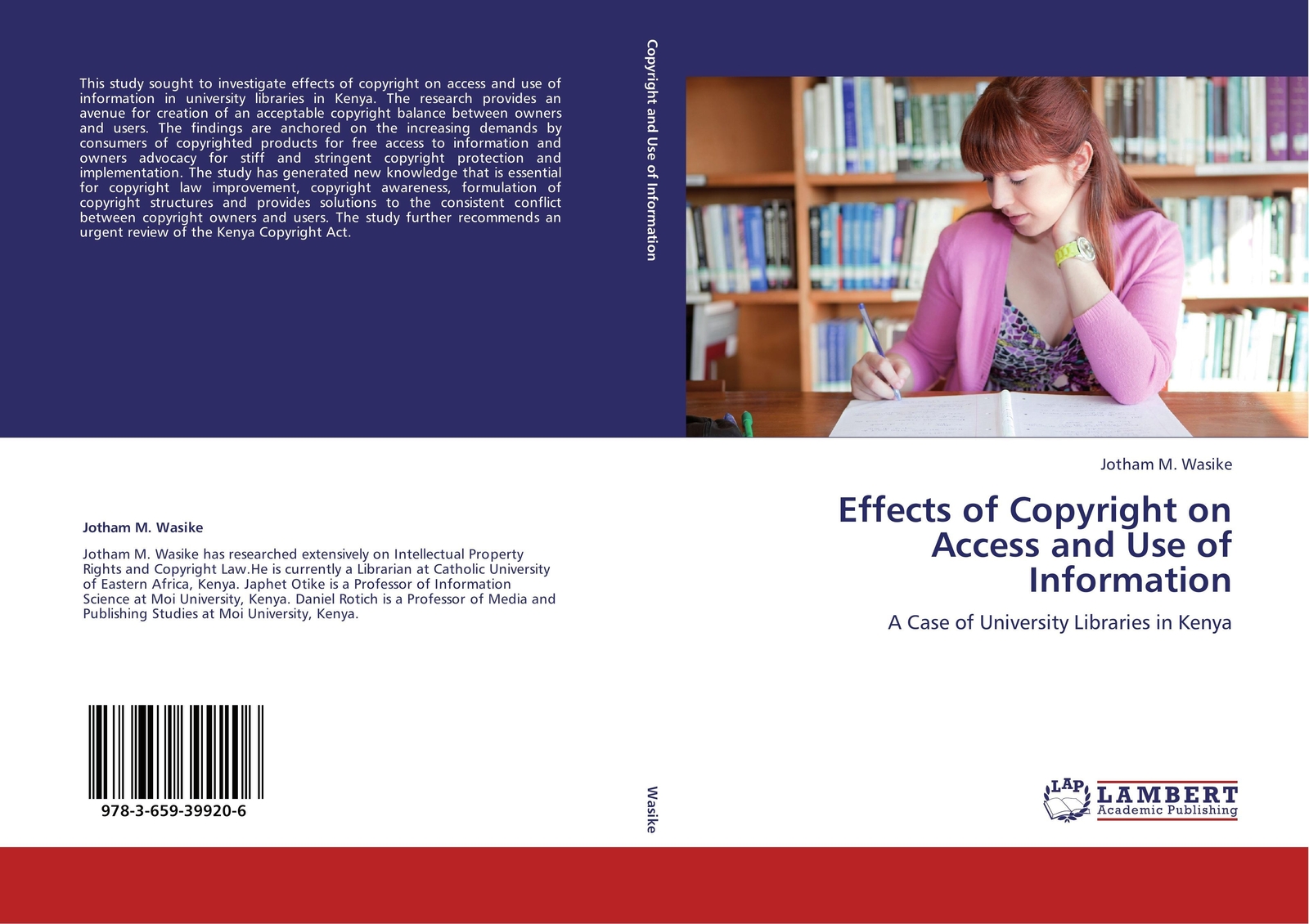 Thumbnail - Jotham M. Wasike | Effects Of Copyright On Access And Use Of