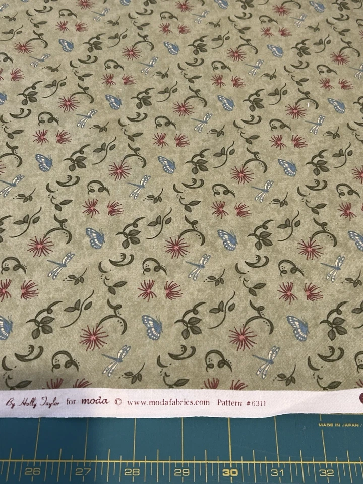 Northern Solitude Holly Taylor para Moda Tela Verde POR Acolchado Costura #6311 Foto 2 de 4