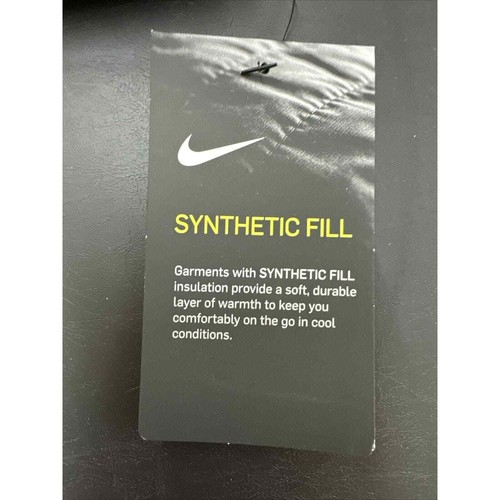 NWT Nike Girls Black Multi/ Swoosh Pattern Hooded Zip-Up Coat Sz 6 - 第 5/7 張圖片