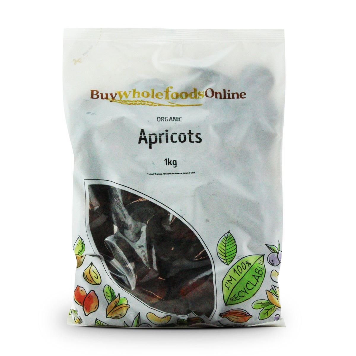 Organic Apricots 1kg | BWFO | Free UK Mainland P&P