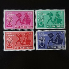 VIETNAM du SUD N°134/137 ANNEE MONDIALE DU REFUGIE NEUF ** LUXE MNH