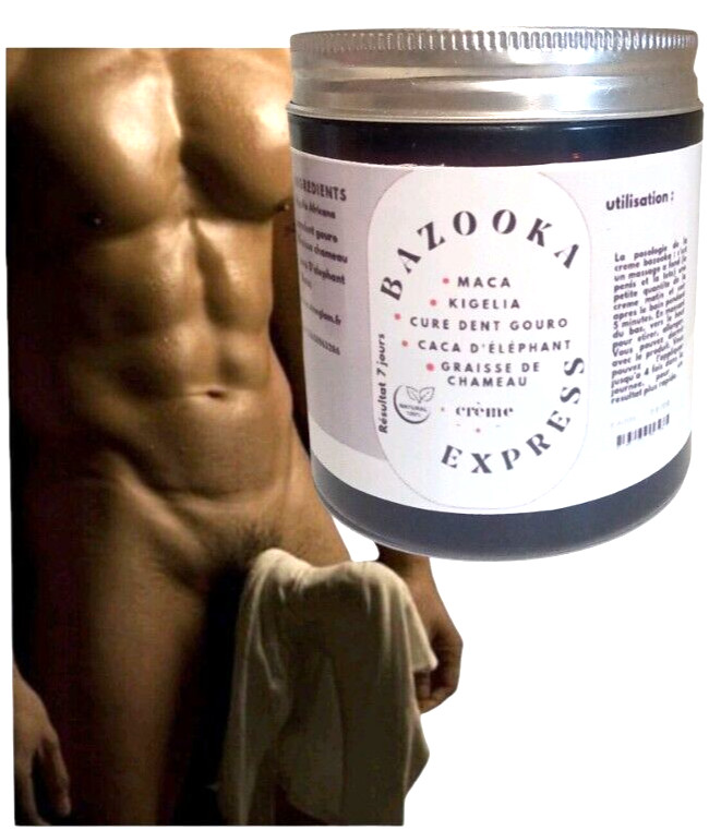 Beurre Bazooka Express soin de massage intime pour pimenter la vie de couple 100ml