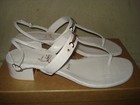 100% AUTHENTIC NEW WOMEN LOUBOUTIN MJ THONG WHITE FLAT SANDALS US 12 — photo 6
