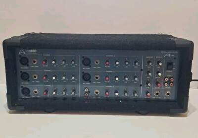 Wharfedale Pro PM600 230W 8-Channel Powered Mixer Amplifier Needs Repair
