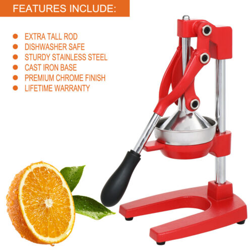 Stainless Steel Portable Manual Household Fruit Juicer Pomegranate Juicer  Black