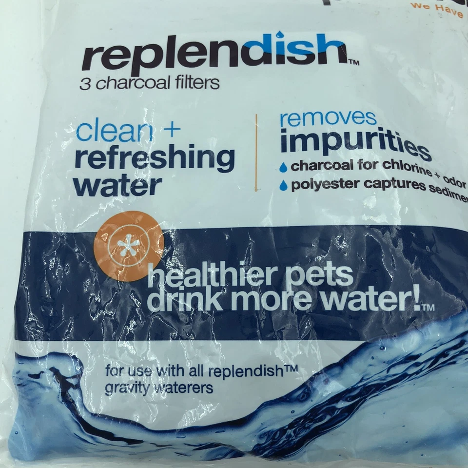 Petmate Replendish Charcoal Filter 3 Pack New PET5407 - Image 2 of 4