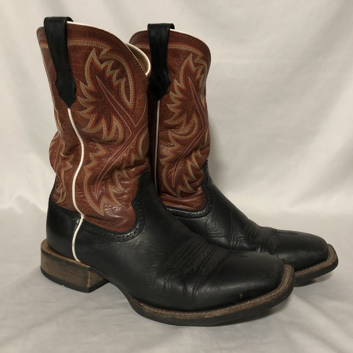 Ariat Quickdraw Black Deertan Western Boot Leather 10002221  display picture 1