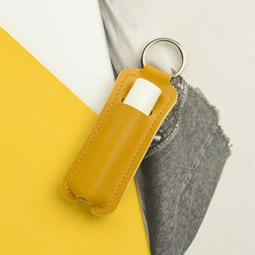Chapstick Holder Keychain Sleeve Gloss Organizers Keyring Backpack Decors - Picture 3 of 16