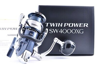 Shimano Spinning Reel 21 TWIN POWER SW 4000XG Gear Ratio 6.2 Shimano Spinning Reel 21 TWIN POWER SW 4000XG Gear Ratio 6.2