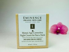 Eminence Monoi Age Corrective Night Cream For Face Neck 60ml / 2oz