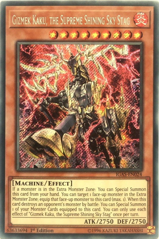 Gizmek Kaku, the Supreme Shining Sky Stag IGAS-EN024 Ignition
