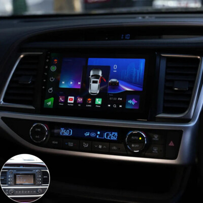 For 2014-2019 Toyota Highlander Apple Carplay Car Stereo Radio Android 15 GPS BT