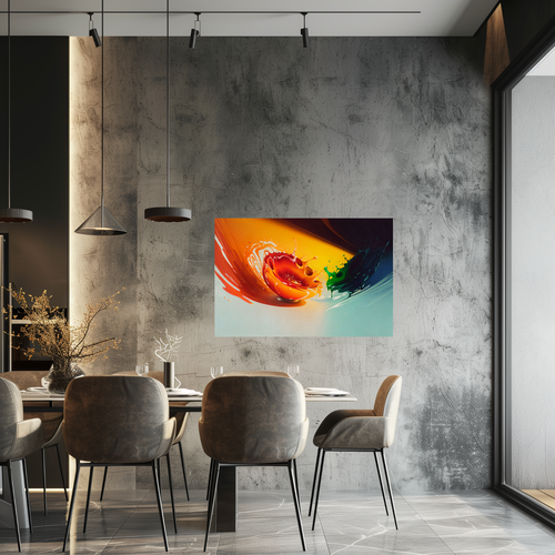 Ungegerahmte abstrakte Wandkunst, Poster, Druck. Ungegerahmte Leinwand, Bild, Wohnkultur. - Bild 3 von 8