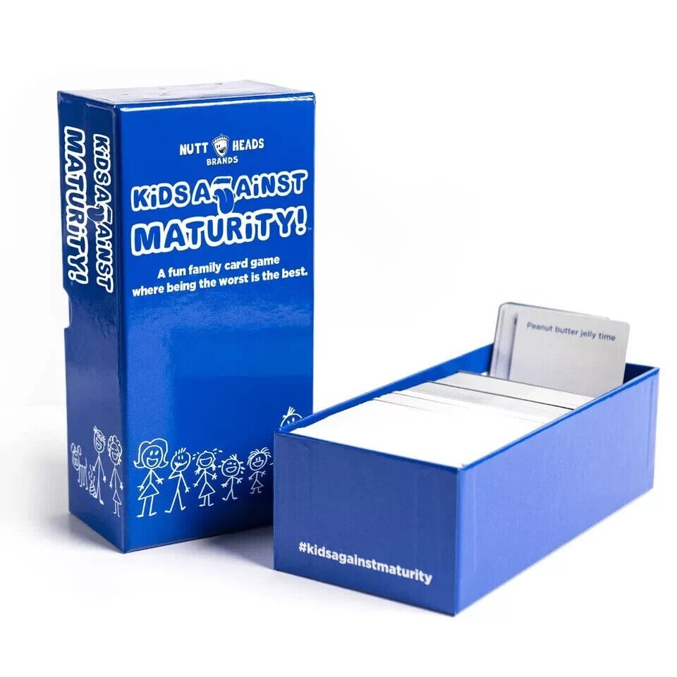 Kids Against Maturity Core Game & Expansion Packs 1-3 Card Game for Kids