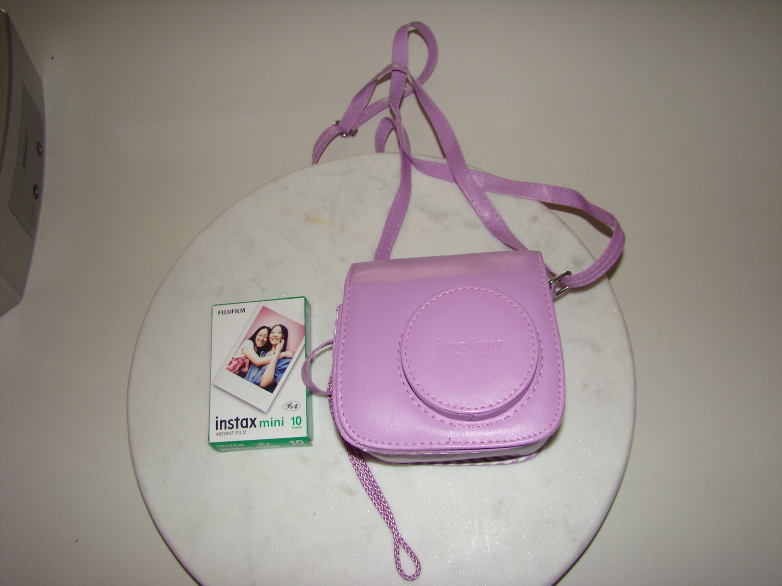 Fujifilm Instax Mini 7+ Instant Camera in Lavender with Case and Film-image