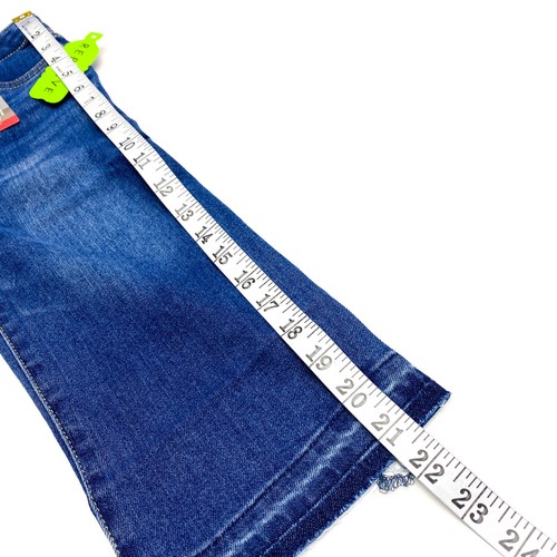 Levi's Girls Size 6 Reg Cropped Wide Leg Jeans Stretch Blue - Picture 7 of 15