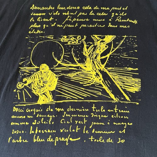 Vintage Vincent Van Gogh Museum Amsterdam Tshirt Shirt Art Painting 90s Art XL - Picture 4 of 11