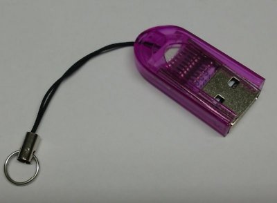 Cardreader USB 2.0 für Micro-SD SDHC Karten       #i525