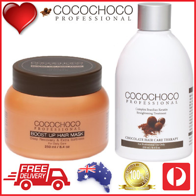    COCOCHOCO Pro ORIGINAL Brazil Keratin Treatment 250ml + BOOST UP Mask 250ml