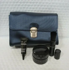 ELIZABETH ARDEN LOOSE POWDER, CONCEALER, BRUSH W/ COSMETICS BAG SEE DETAILS