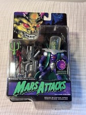 Mars Attacks Brain Blaster Figure   Glow Missiles   Trendmasters 1996   Rare