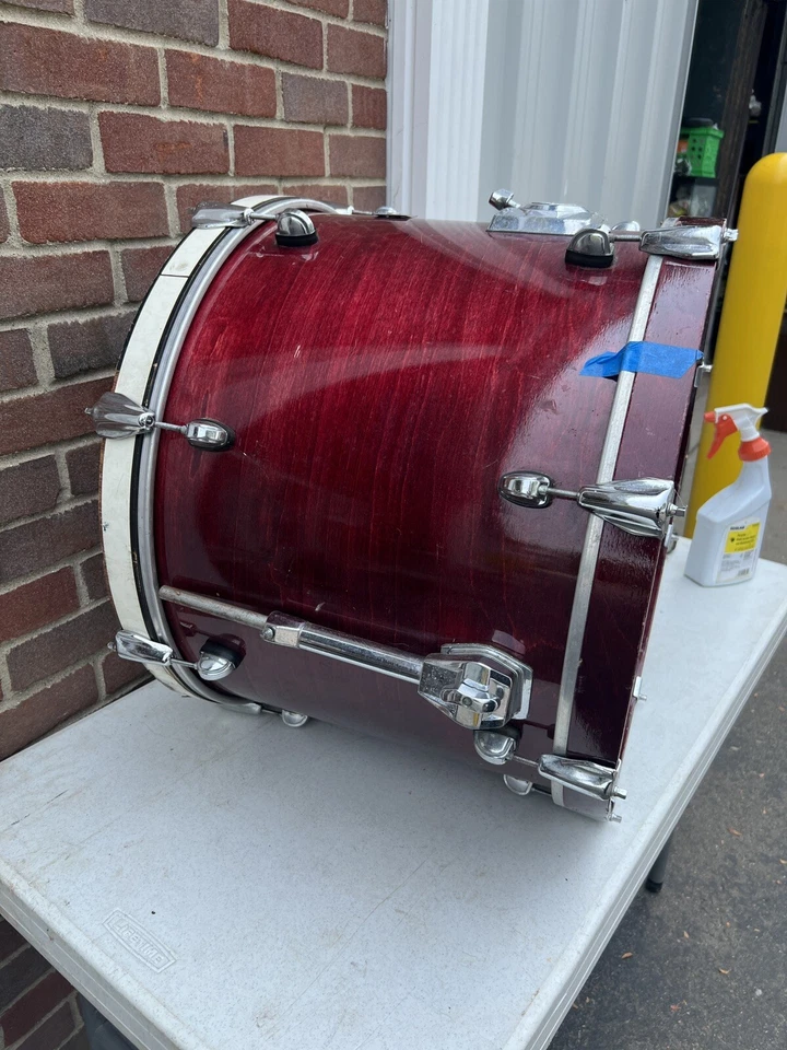 Басовый барабан PREMIER XPK 22 дюйма вишневый лак красный см. подробности - Изображение 4 из 4