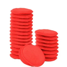 Bulk 5" Microfiber Foam Sponge Applicator Pads Car Buffing Polish Wax Cleaner