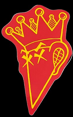 Vintage 1990's Grind King Red & Yellow Headed Logo Sticker | eBay