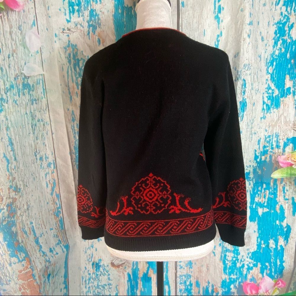 Pendleton embroidered button down sweater - image 2