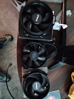 AMD stock CPU cooler fans gently used