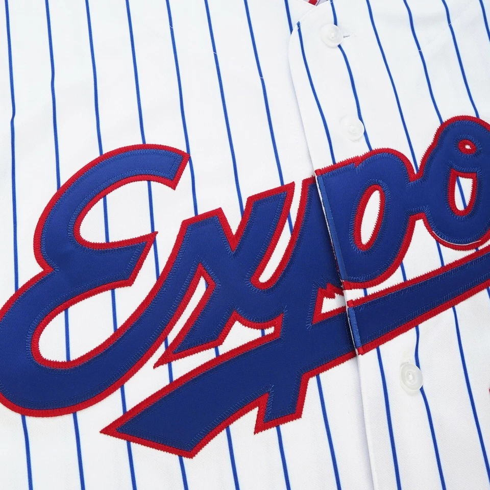 Larry Walker Montreal Expos 1993 Home w/ 25th Anniv Patch White Men's Jersey - Image 3 of 4