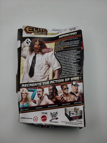 WWE Elite 17 MANKIND Action Figure w/ Mask & Mr Socko Mattel 2012 New - Picture 3 of 7