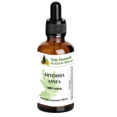 VITALIS-KRÄUTERWELT Artemisia Annua (Einjähriger Beifuß) DMSO Extrakt 100ml - Reiner Pflanzenauszug