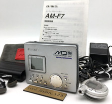 Aiwa Portable MD Mini-Disk Recorder Player AM-F7 power check only As Is