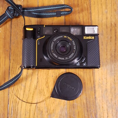 Konica Mr. 70 LX 38/70mm Camera Japan Tested Works Minus Flash