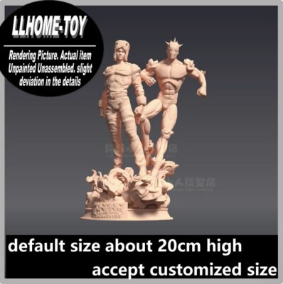 Anime JJ Killer Queen Weather Report Stand Resin 3D Print GK Figure DIY Model